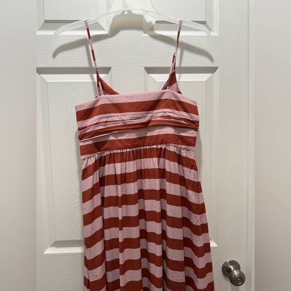 ALC Laurel Maxi Dress in Rust & Lavender Stripe Size 14 - Picture 12 of 14